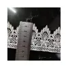 5.5cm white polyester filament embroidered water-soluble DIY Lolita lace cheongsam dress wedding dress accessories details Picture